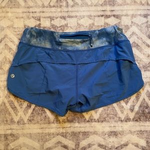 Lululemon speed up shorts size 4